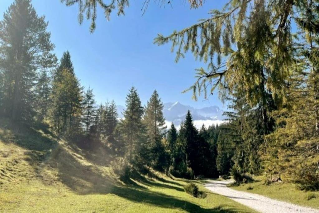 Zentral, Ruhig & Stilvoll Mit Bergpanorama+ Garten Garmisch-Partenkirchen Luaran gambar