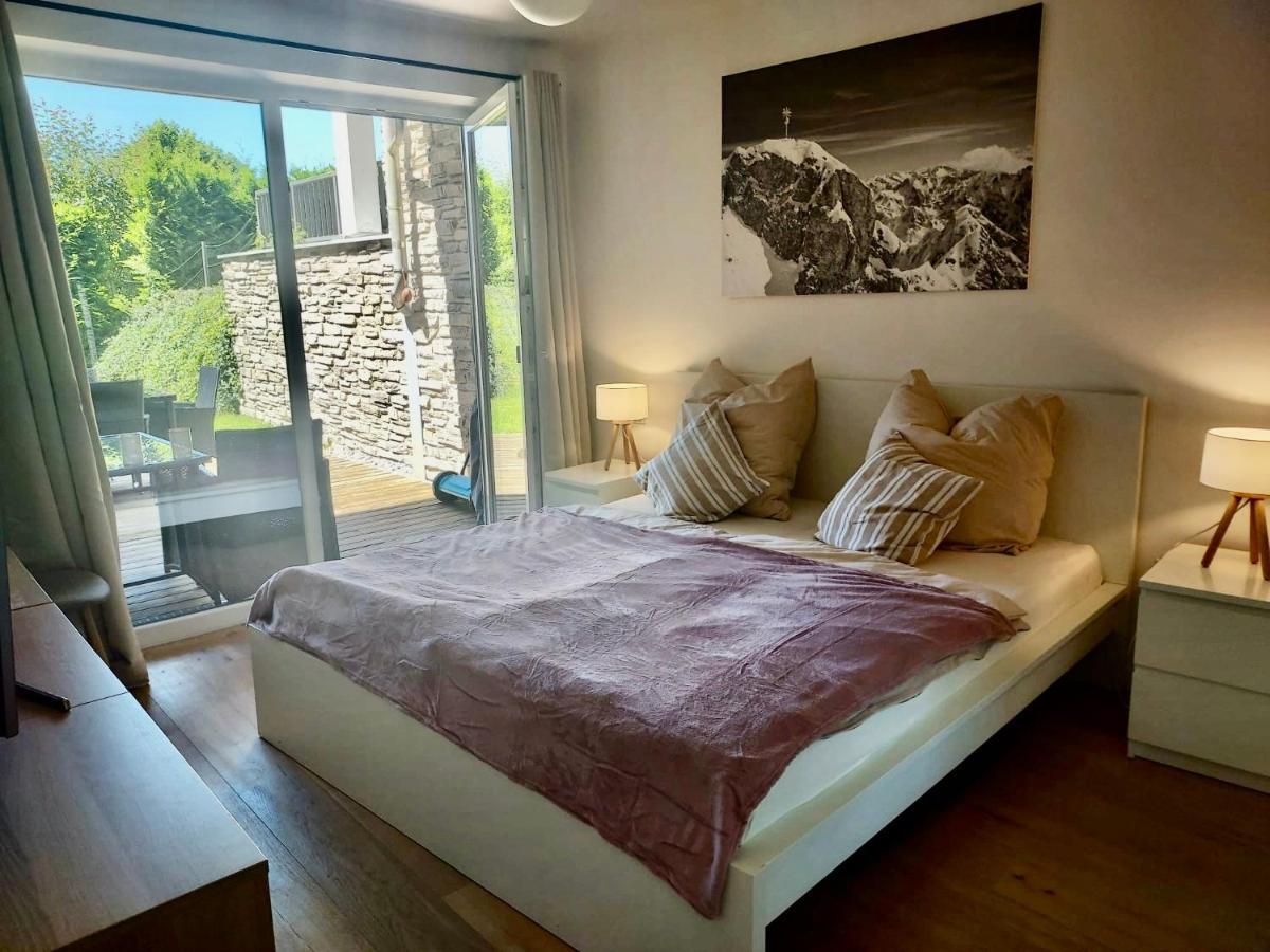 Zentral, Ruhig & Stilvoll Mit Bergpanorama+ Garten Garmisch-Partenkirchen Luaran gambar